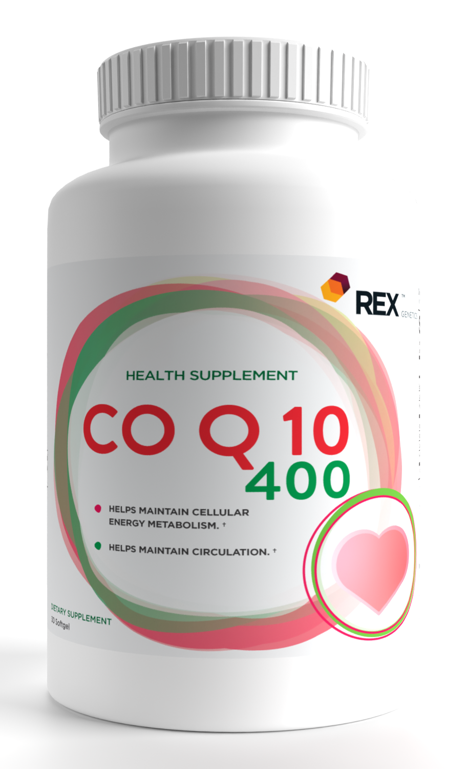 COQ10 400 - Co Enzyme Q10 400 mg - REX Genetics, LLC