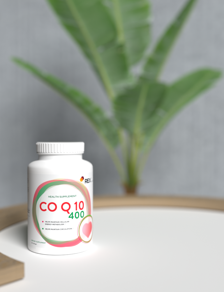 COQ10 400 - Co Enzyme Q10 400 mg - REX Genetics, LLC