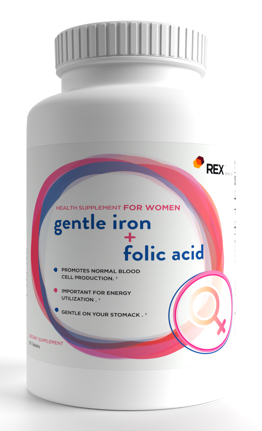 Gentle Iron with Folic Acid - REX Genetics, LLC