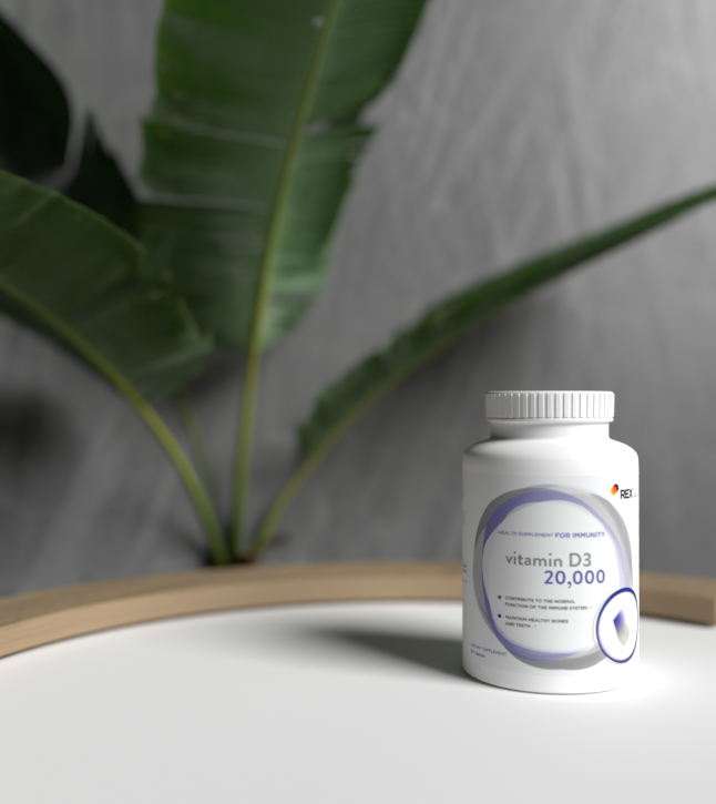Vitamin D3 20,000 - REX Genetics, LLC