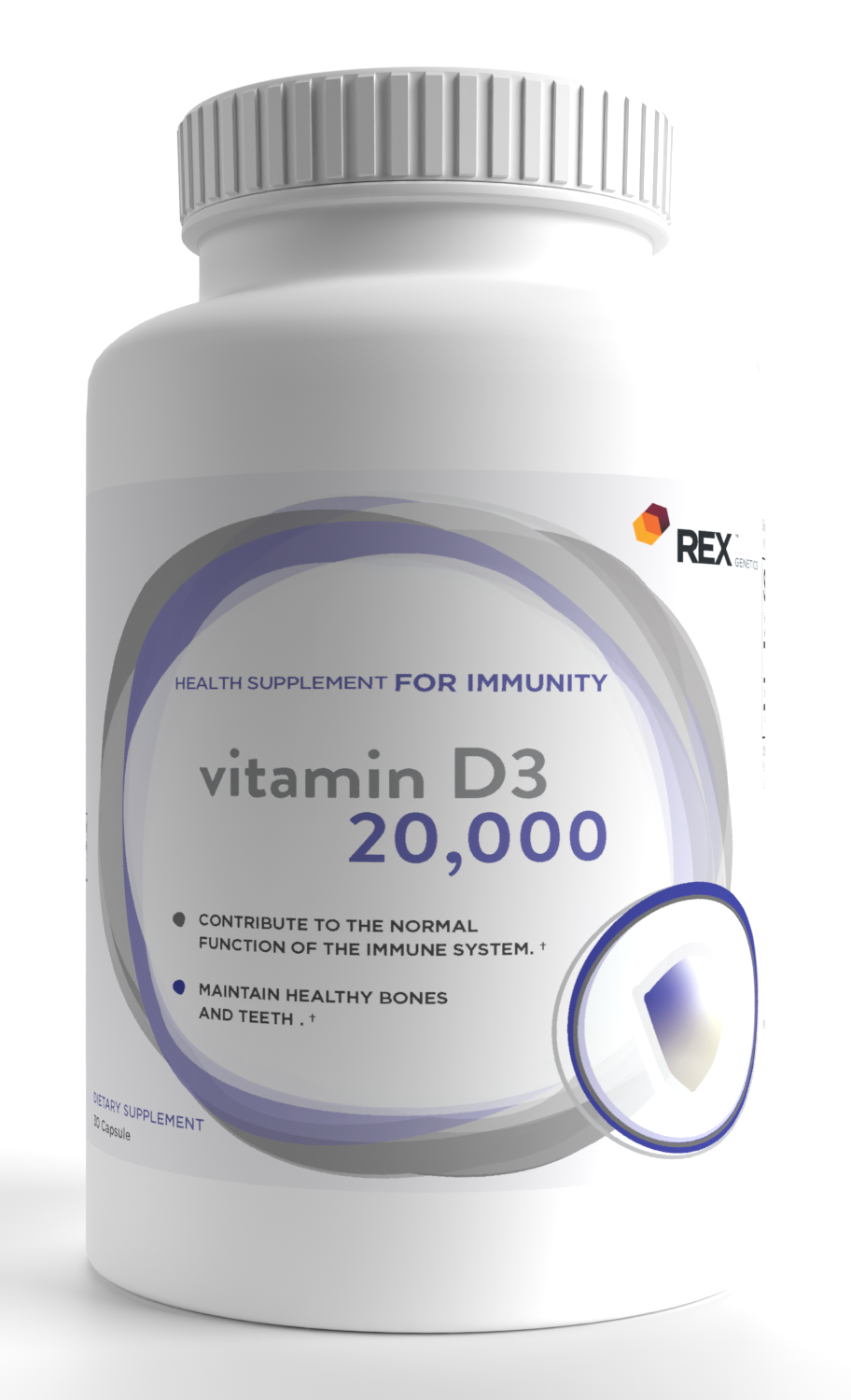 Vitamin D3 20,000 - REX Genetics, LLC