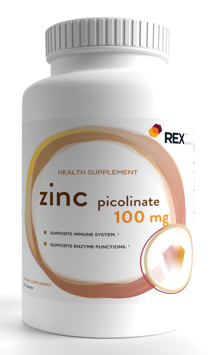 Zinc Picolinate 100mg - REX Genetics, LLC