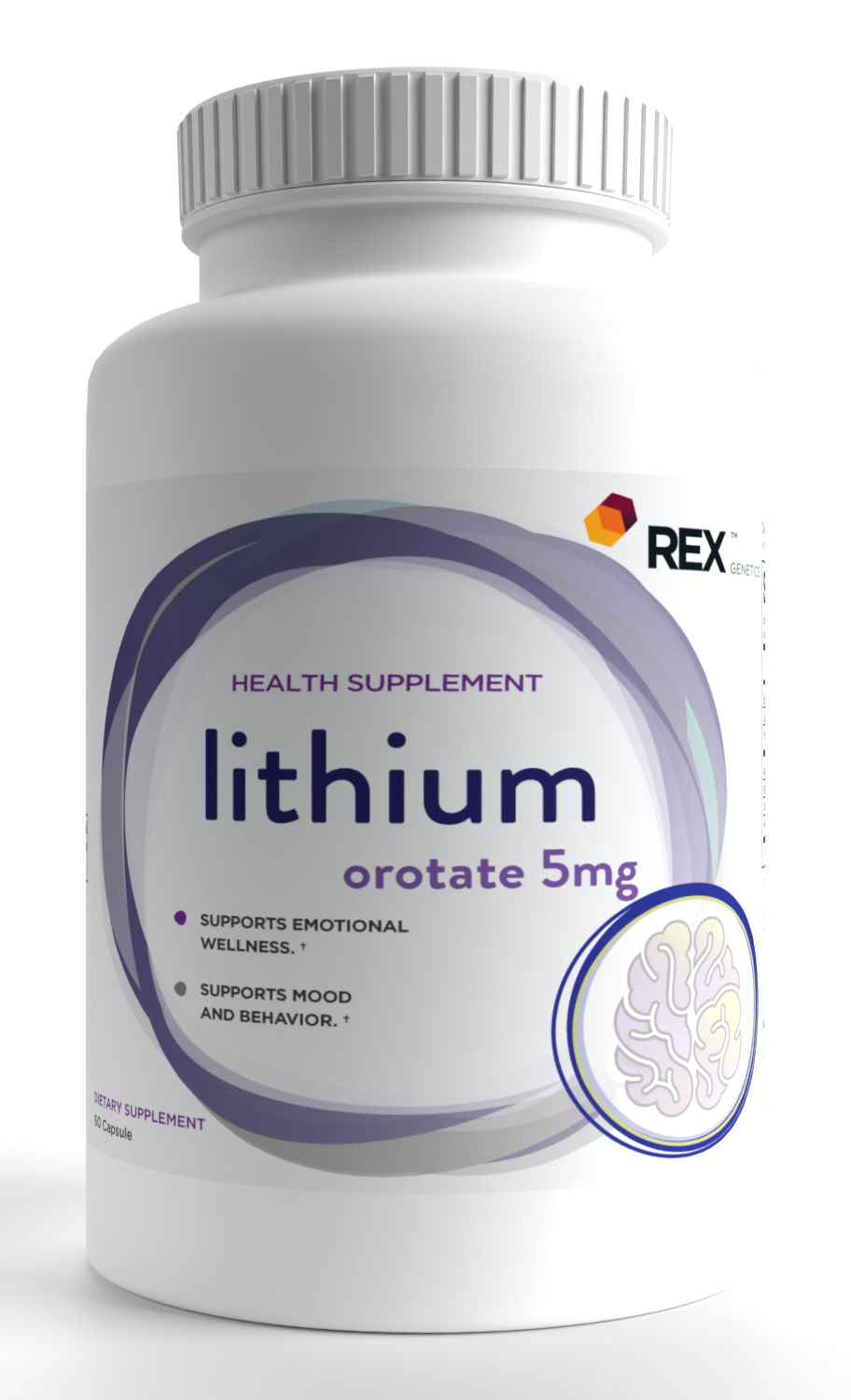 Lithium 5mg orotate - REX Genetics, LLC